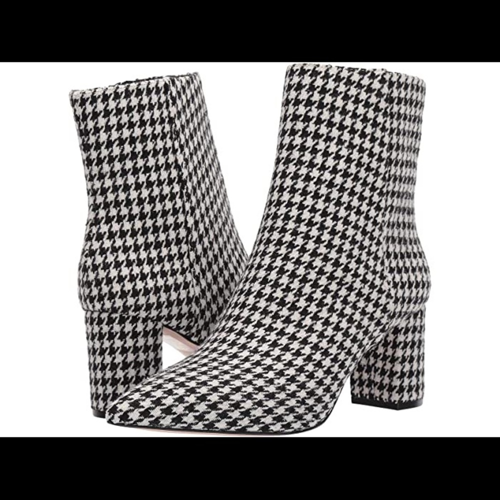 J. Crew Houndstooth Pointy Toe Maya Boot